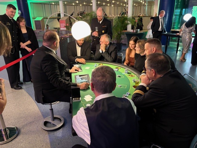 Our casino landscape at the 23rd Haven Ball 2025 in Bremerhaven.